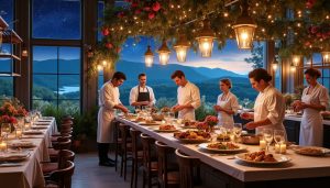 découvrez les coulisses fascinantes des préparatifs d'un dîner-spectacle exceptionnel pour le nouvel an à châteaubriant. plongez dans l'univers de l'organisation, des artistes et de la gastronomie qui feront de cette soirée un moment inoubliable.