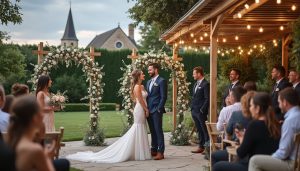 découvrez le mariage moderne de laurane à la roche sur yon, un événement unique où élégance et tendance se rencontrent. inspirez-vous des détails raffinés et de l'ambiance romantique qui ont fait de ce jour une célébration inoubliable.