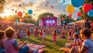 découvrez la deuxième édition du festival des enfants à châteaubriant, une célébration ludique qui ravit petits et grands avec des activités variées et des spectacles époustouflants. un événement incontournable pour des moments de joie et de partage en famille, où l'enthousiasme atteint des sommets!