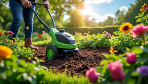 découvrez les multiples avantages de la motobineuse électrique lidl pour transformer votre jardin en un espace verdoyant. cet outil pratique et efficace facilite le travail de la terre, réduit la fatigue et respecte l'environnement grâce à son fonctionnement électrique. idéale pour les petits et grands jardins, elle vous permettra d'obtenir un sol parfaitement préparé pour vos plantations. optez pour la qualité et l'innovation de lidl pour embellir votre extérieur.