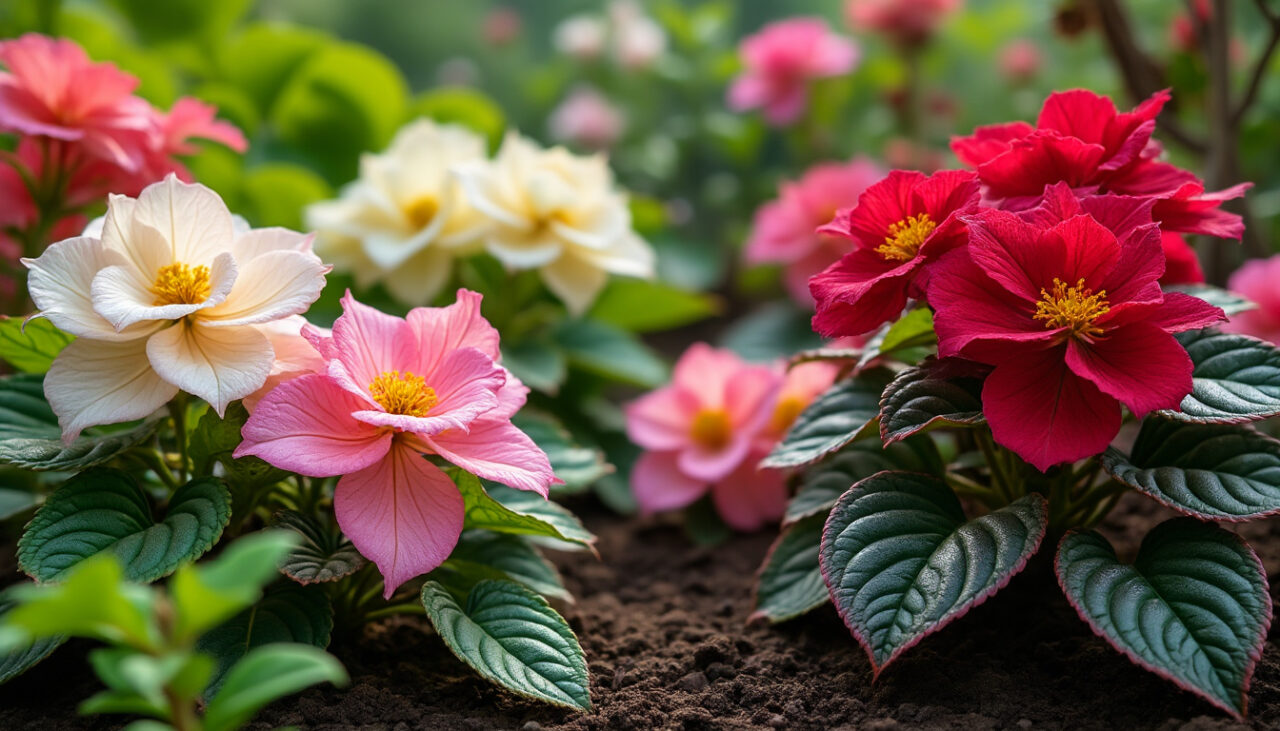 Explorez les bégonias : variétés et particularités fascinantes
