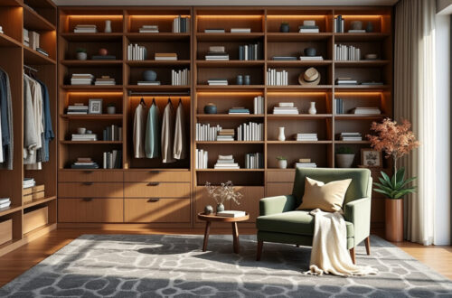 découvrez des astuces pratiques pour aménager une penderie bibliothèque qui maximisera votre espace tout en alliant rangement et esthétique. transformez votre intérieur avec des conseils de design intelligents et fonctionnels.