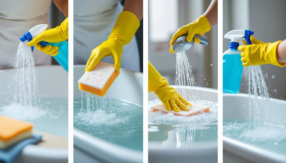 découvrez les étapes simples et efficaces pour nettoyer votre baignoire en profondeur. suivez nos conseils pratiques pour éliminer les taches et le calcaire, et retrouver une baignoire éclatante de propreté.