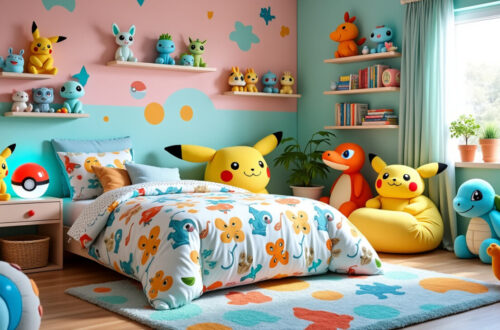 découvrez des idées déco créatives inspirées de l'univers pokémon pour transformer la chambre de votre enfant en un espace magique et ludique. des astuces pratiques, des couleurs vives et des accessoires tendance pour plonger dans le monde des pokémon tout en mettant en valeur la personnalité de votre petit dresseur.