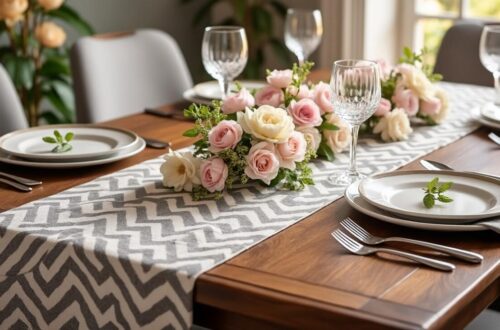 ajoutez une touche d'élégance à vos occasions spéciales avec notre chemin de table chevron. parfait pour sublimer vos dîners, réceptions ou événements festifs, ce chemin de table allie style et sophistication. découvrez comment cet accessoire peut transformer votre table en un véritable chef-d'œuvre.