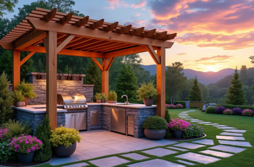 découvrez les nombreux avantages d'une pergola pour votre cuisine extérieure. transformez votre espace de vie en plein air en un lieu convivial et fonctionnel, tout en bénéficiant d'une protection contre les intempéries et d'une ambiance chaleureuse. améliorez vos moments de détente et de gastronomie en extérieur grâce à cet aménagement élégant et pratique.