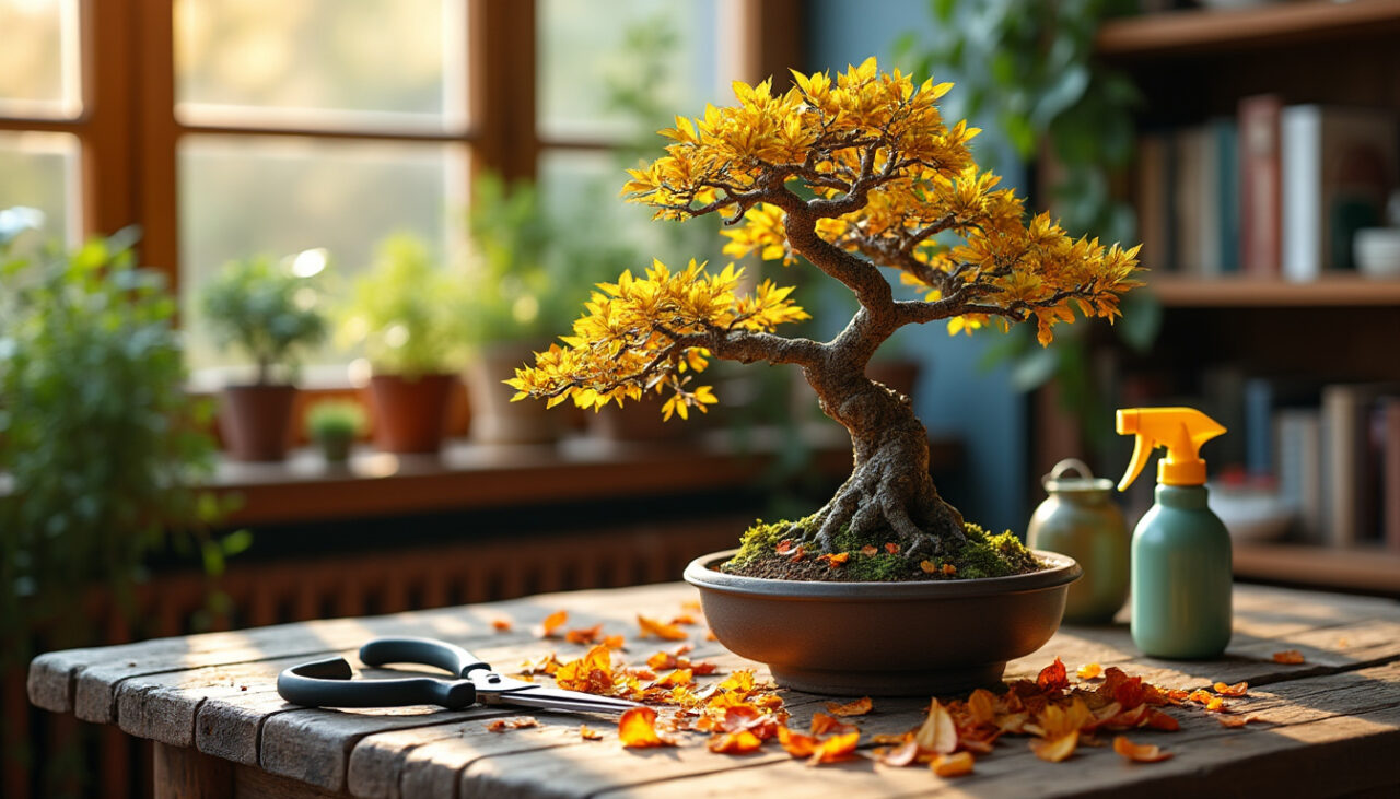 Pourquoi mon bonsaï perd ses feuilles : solutions pratiques