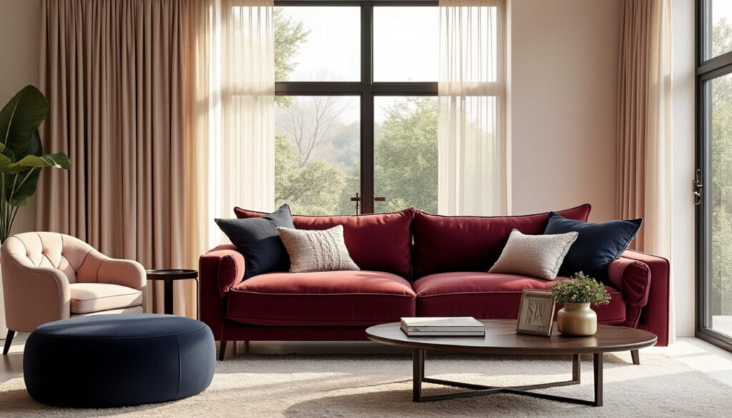 découvrez quelles couleurs s'harmonisent parfaitement avec un canapé bordeaux pour créer une ambiance chaleureuse et élégante dans votre intérieur. des conseils pratiques pour associer les teintes complémentaires et transformer votre salon en un espace apaisant et stylé.
