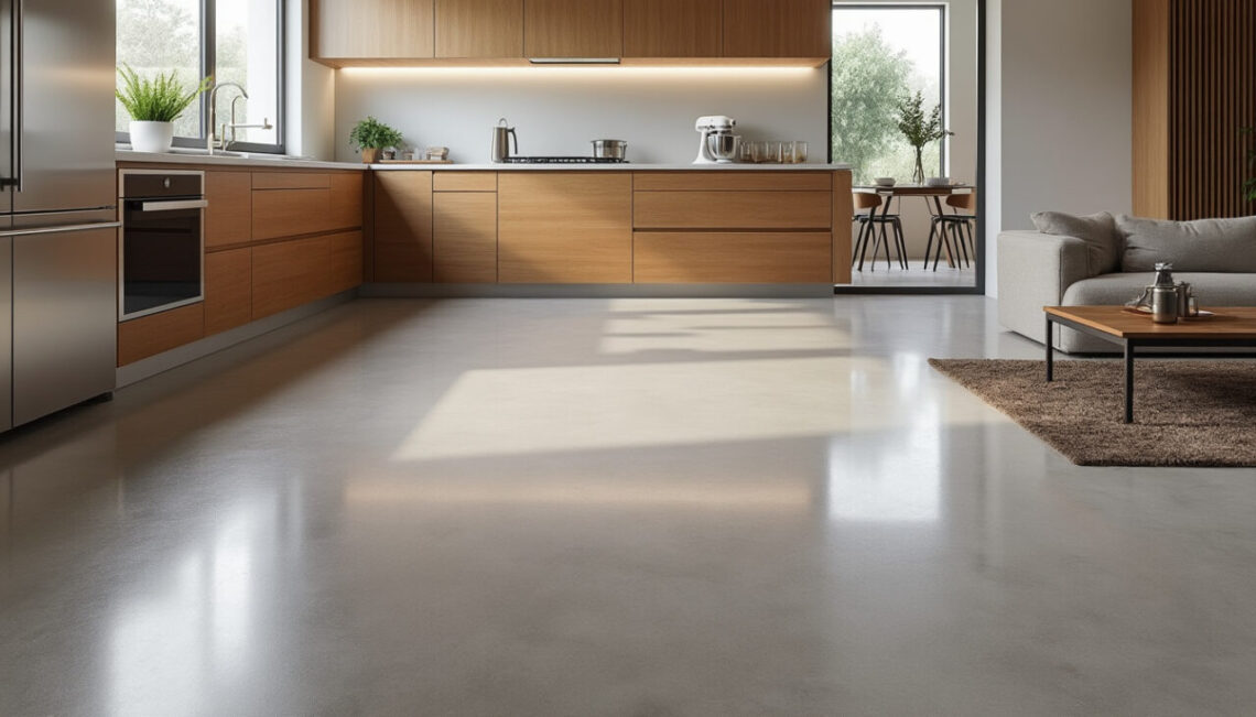 découvrez nos conseils d'experts pour réussir l'installation de votre sol en béton ciré dans la cuisine. apprenez les techniques essentielles, le choix des matériaux et les astuces d'entretien pour un rendu esthétique et durable. transformez votre espace culinaire en un lieu élégant et moderne!