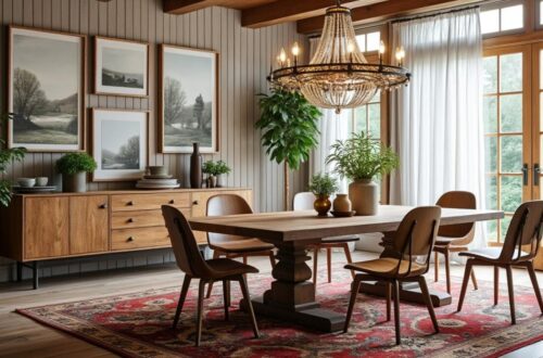 découvrez des conseils pratiques et des idées inspirantes pour relooker votre salle à manger rustique avec style. transformez cet espace en un lieu chaleureux et moderne tout en conservant son charme authentique.