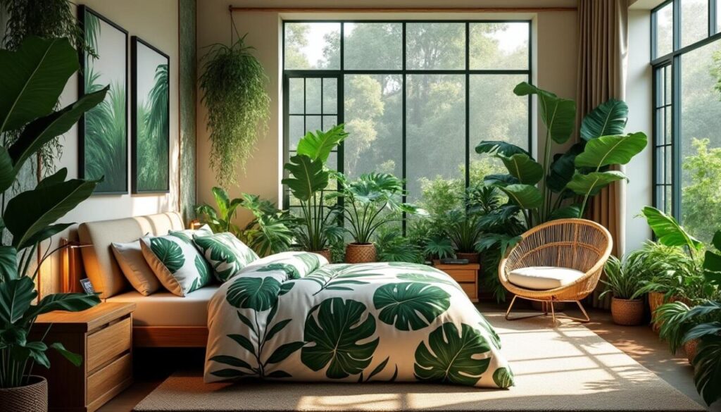 transformez votre chambre en un sanctuaire jungle avec des touches naturelles et des éléments verdoyants. découvrez des idées de décoration pour créer une ambiance apaisante et inspirante qui vous rapprochera de la nature.