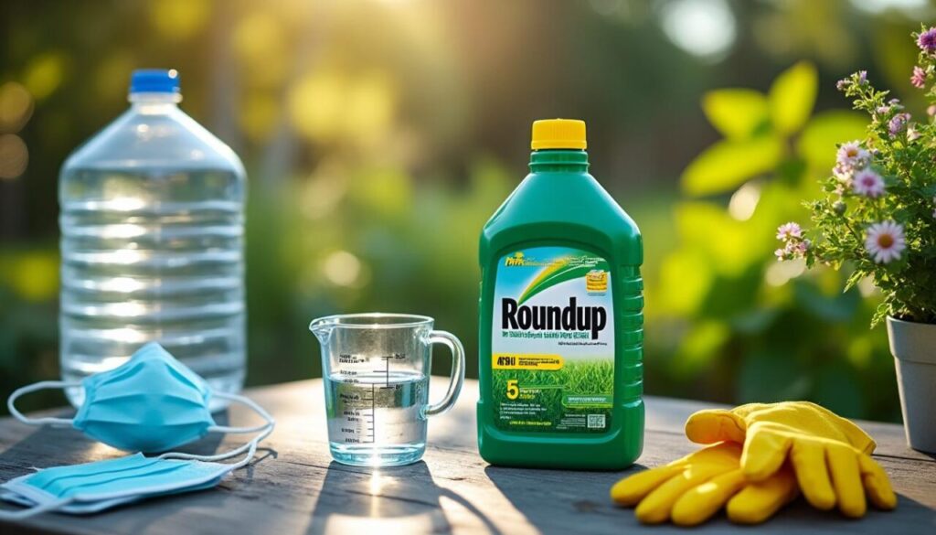 découvrez les instructions précises pour doser le roundup dans 5 litres d'eau. apprenez à préparer votre solution herbicide de manière efficace et sécurisée pour un jardinage optimal.