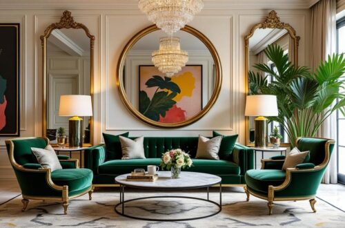 découvrez comment intégrer le style hollywood regency dans votre décoration intérieure. apprenez les astuces pour allier glamour et sophistication avec des meubles audacieux, des couleurs vives et des matériaux luxueux. transformez votre espace en un refuge élégant inspiré de l'âge d'or d'hollywood.