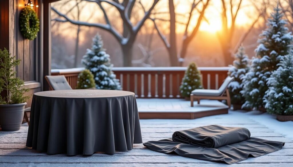 découvrez nos conseils pratiques pour protéger efficacement votre table en verre des intempéries hivernales et préserver sa brillance et sa durabilité tout au long de l'hiver.