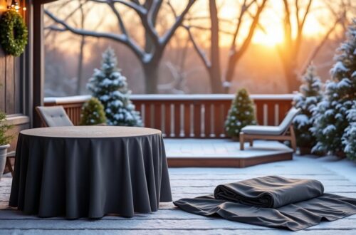 découvrez nos conseils pratiques pour protéger efficacement votre table en verre des intempéries hivernales et préserver sa brillance et sa durabilité tout au long de l'hiver.