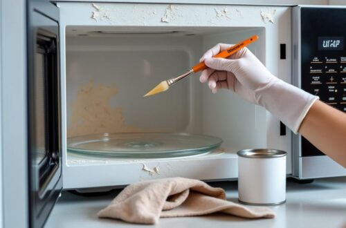découvrez nos conseils pratiques pour réparer facilement un revêtement intérieur de micro-ondes abîmé et prolonger la durée de vie de votre appareil en toute sécurité.
