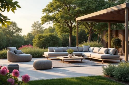 découvrez le salon de jardin artelia, une solution esthétique et durable pour sublimer votre extérieur. profitez d’un mobilier de qualité, résistant aux intempéries, alliant confort et design pour vos moments de détente en plein air.