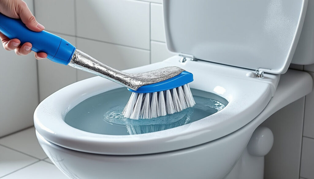 découvrez l’astuce ingénieuse pour transformer un rouleau de papier aluminium en un allié puissant contre le calcaire et les mauvaises odeurs de vos toilettes. une méthode simple, efficace et économique pour des wc propres et éclatants !