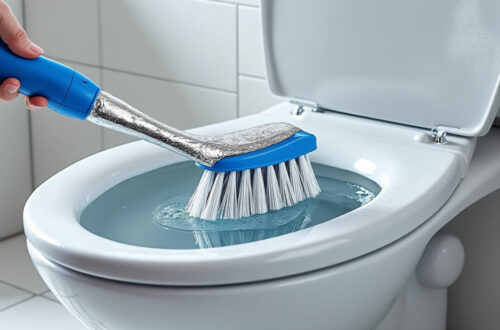 découvrez l’astuce ingénieuse pour transformer un rouleau de papier aluminium en un allié puissant contre le calcaire et les mauvaises odeurs de vos toilettes. une méthode simple, efficace et économique pour des wc propres et éclatants !