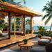 maison-modulaire-en-bois-avec-une-profonde-veranda-sur-pilotis-entouree-de-palmiers-et-dune-vegetation-tropicale-dense-mobilier-dexterieur-en-osier-pots-de-plantes-et-portes-fenetres-ouvertes